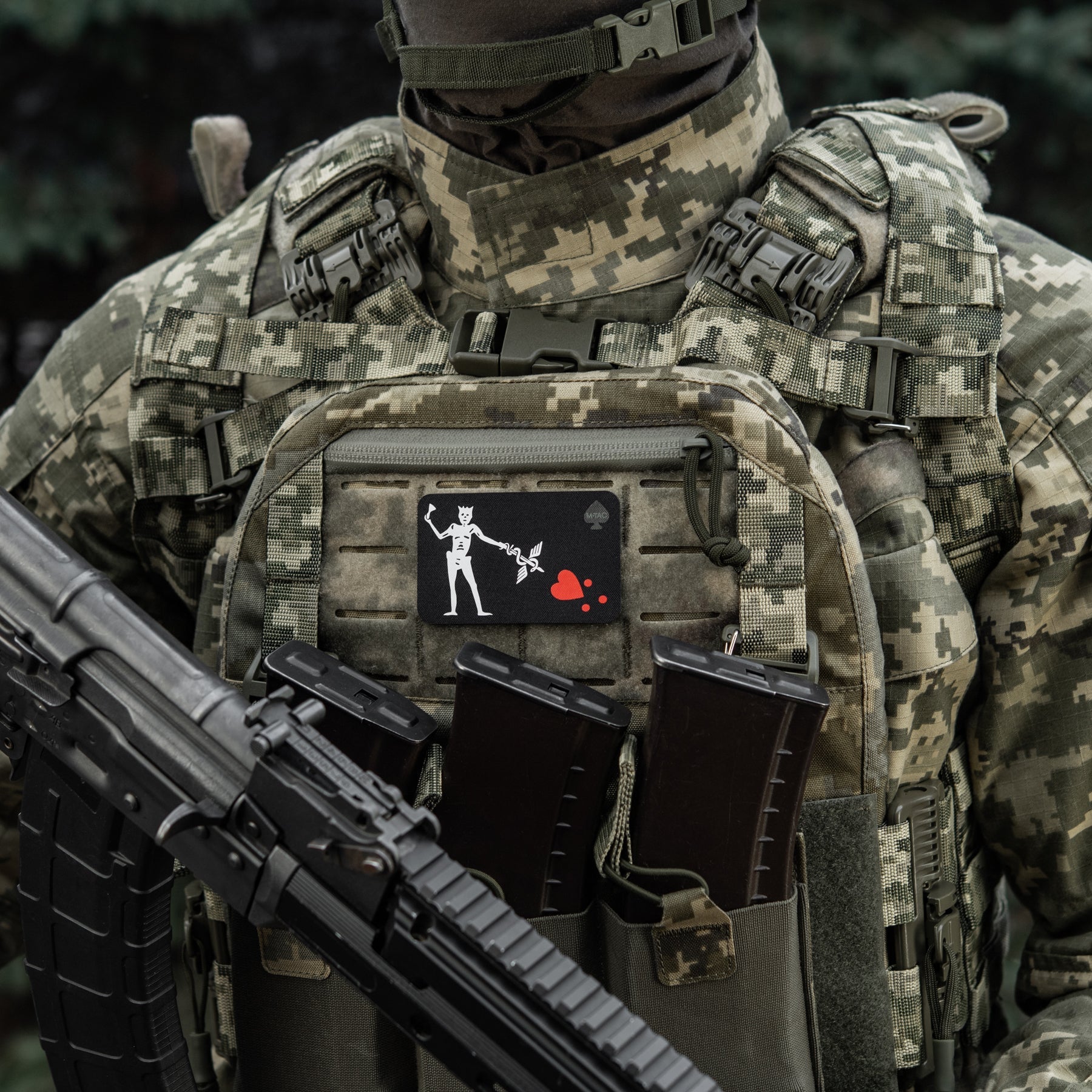 M-Tac Patch Flag Black Beard