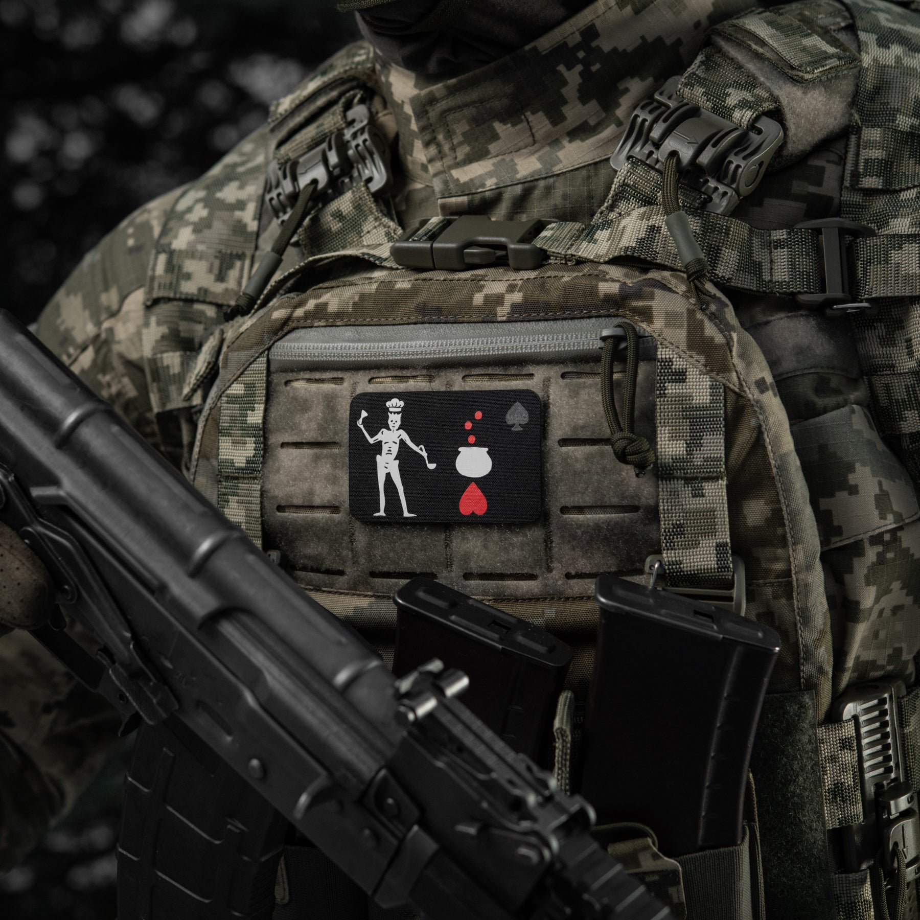 M-Tac Patch Flag Black Beard