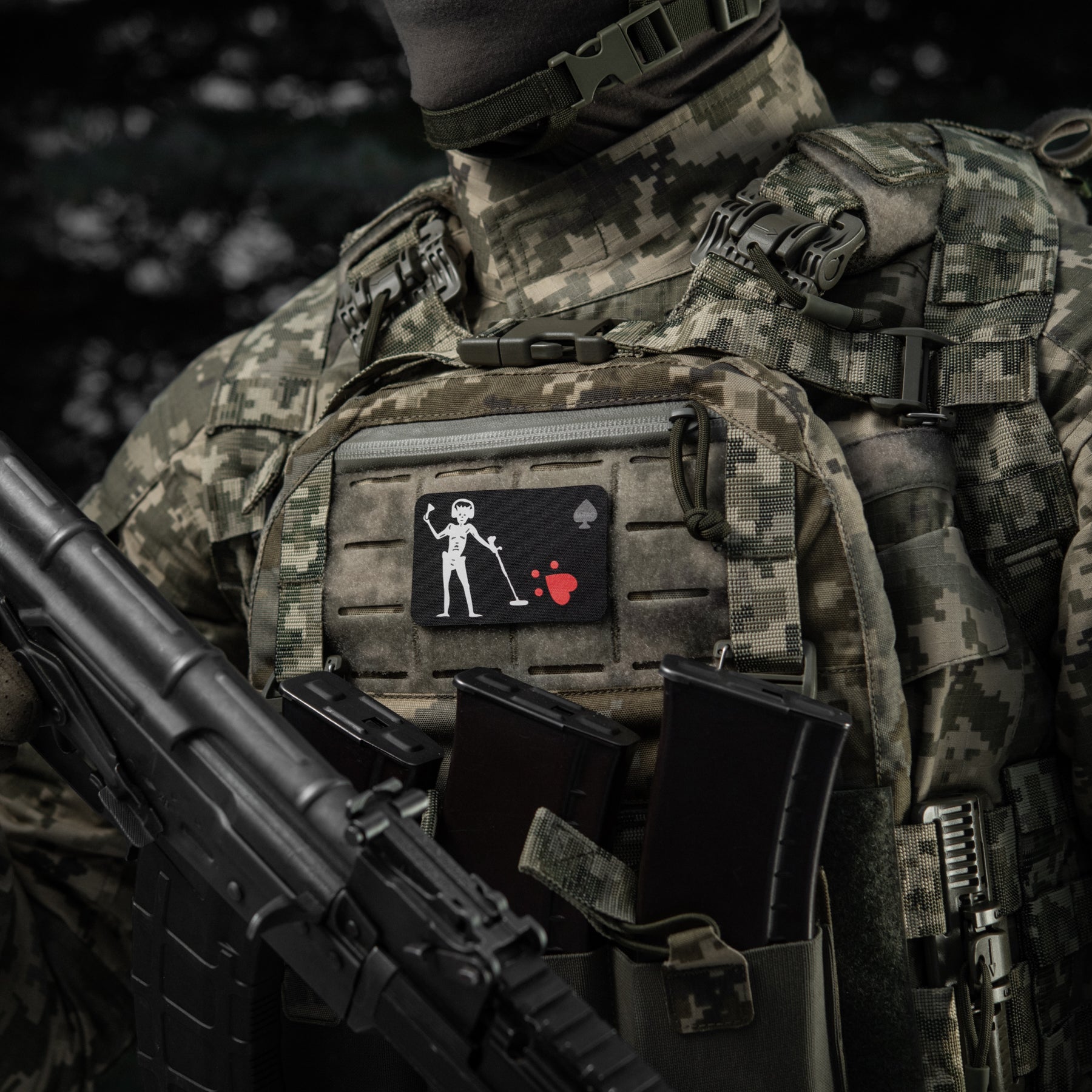M-Tac Patch Flag Black Beard