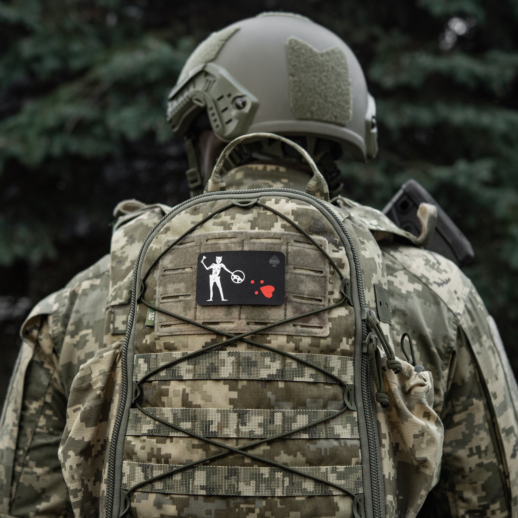 M-Tac Patch Flag Black Beard