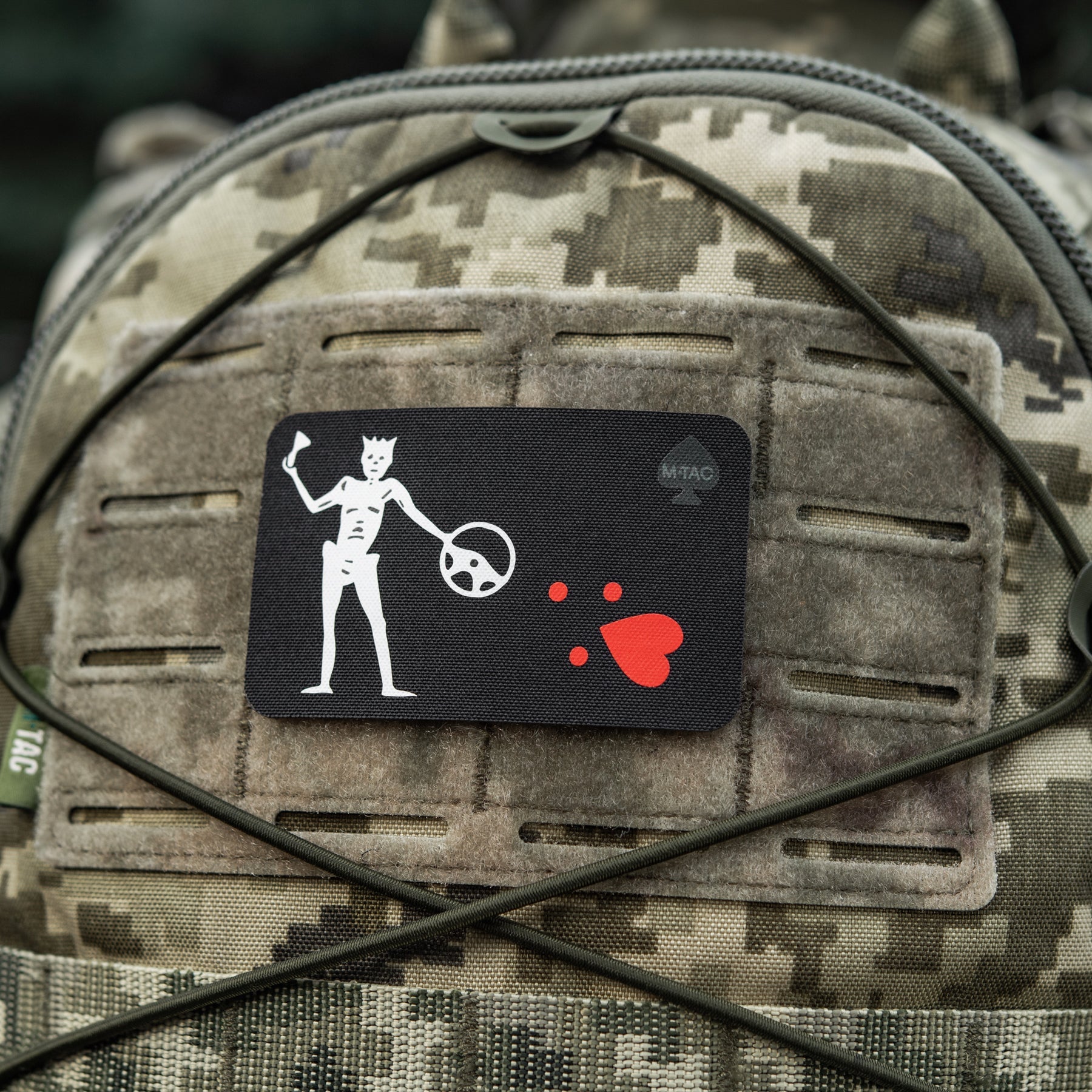M-Tac Patch Flag Black Beard