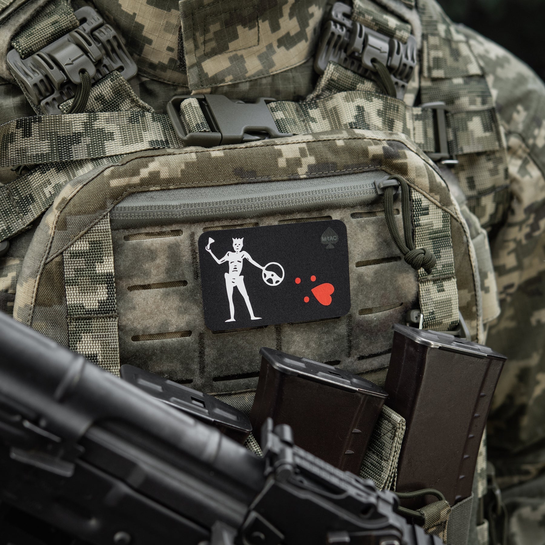 M-Tac Patch Flag Black Beard