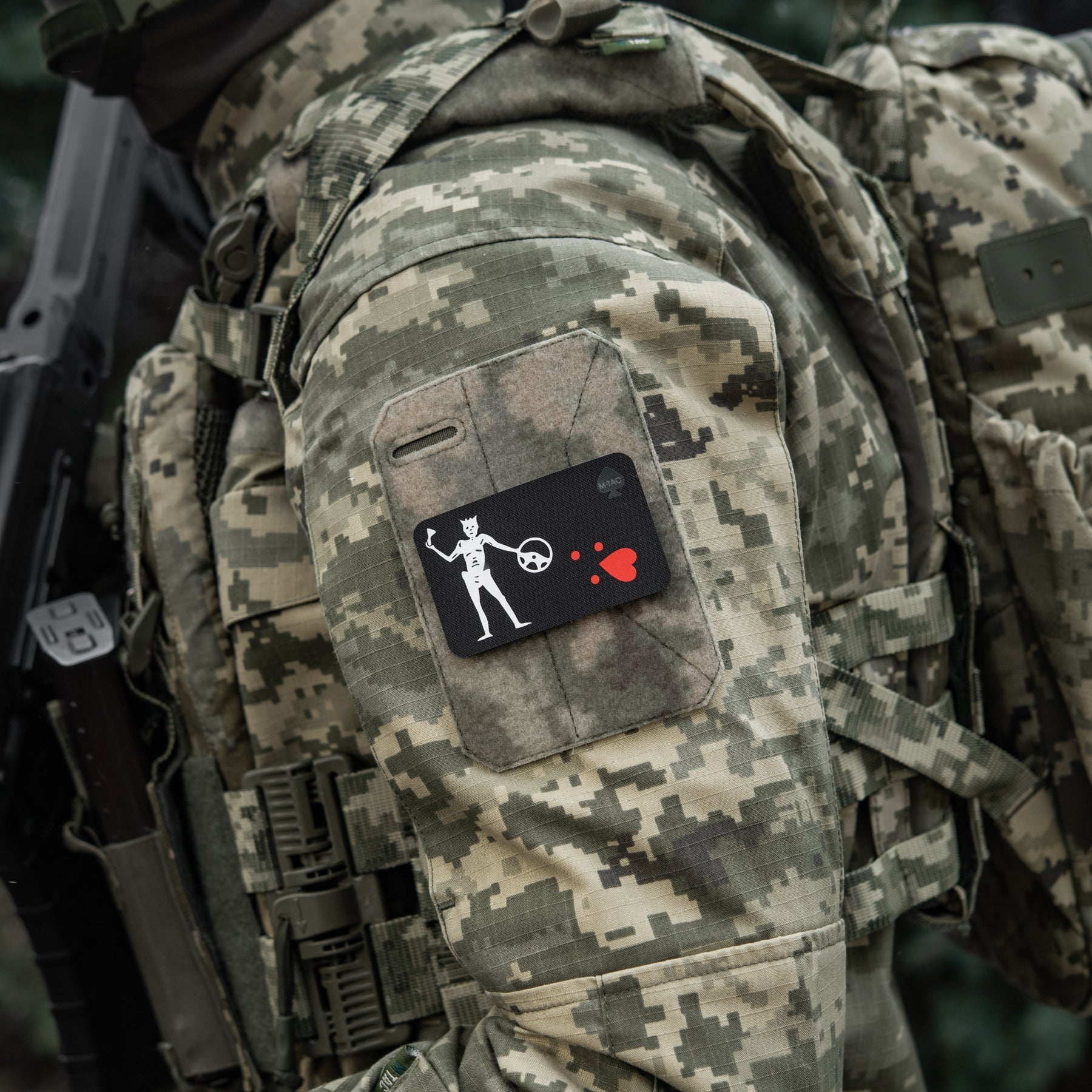 M-Tac Patch Flag Black Beard