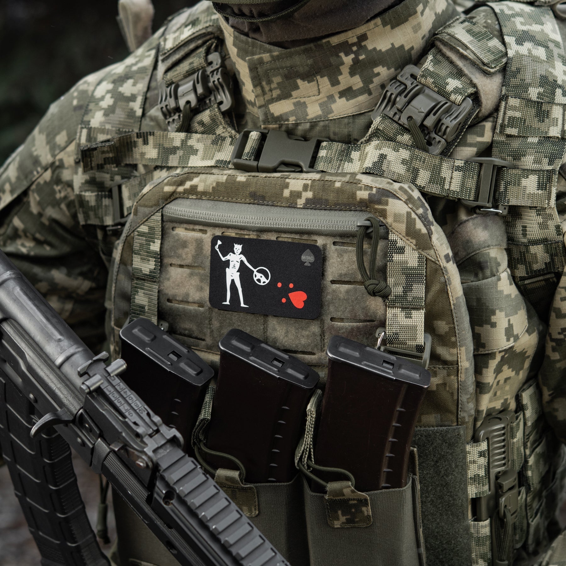 M-Tac Patch Flag Black Beard
