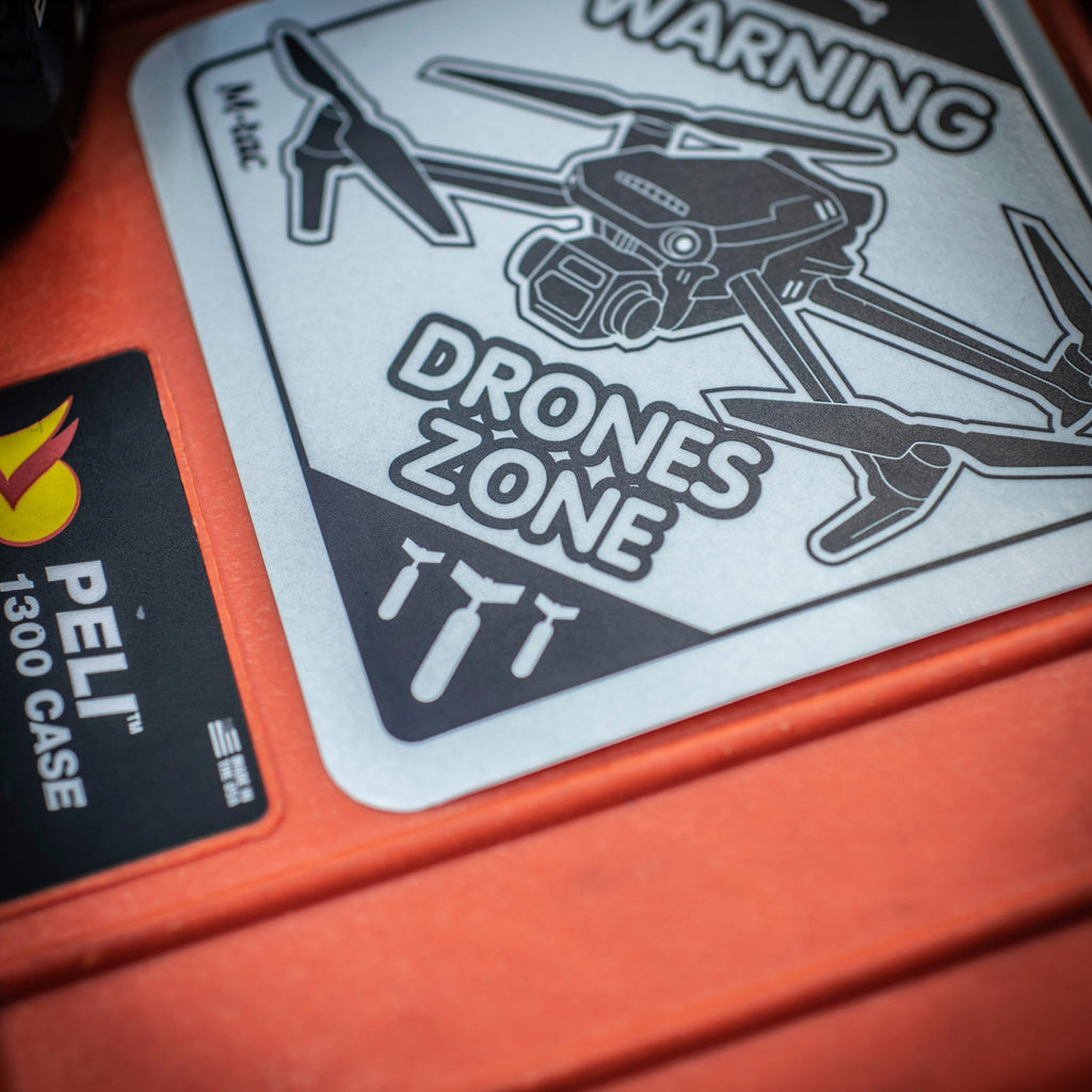 M-Tac Sticker Drones Zone Reflective Large
