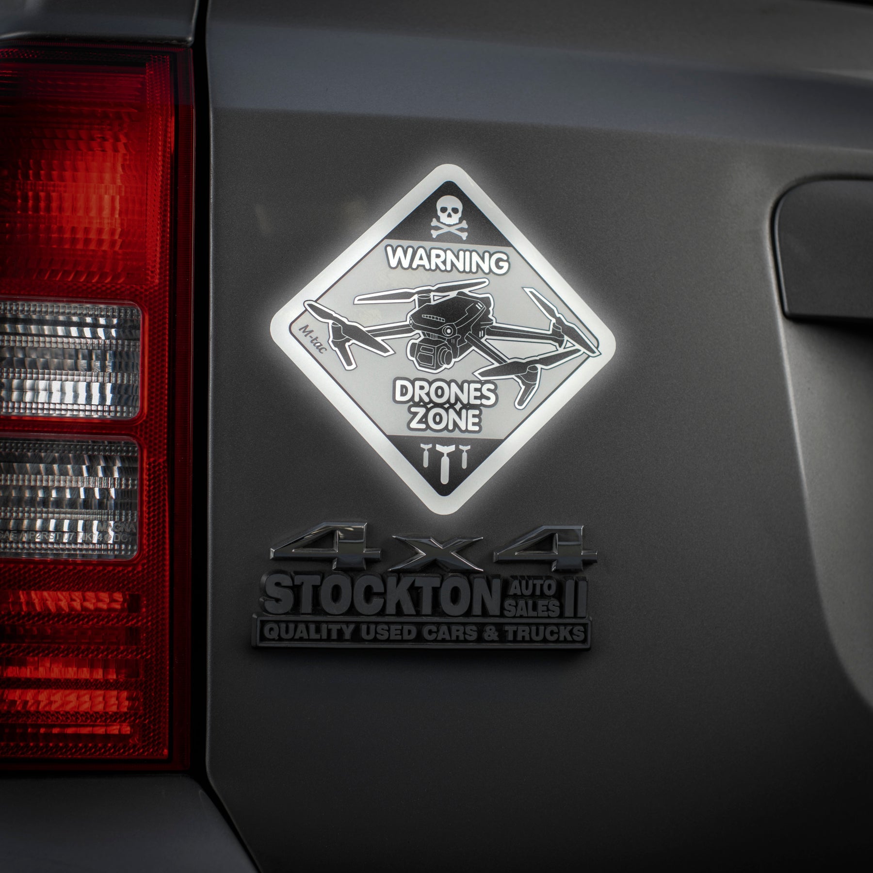 M-Tac Sticker Drones Zone Reflective Large