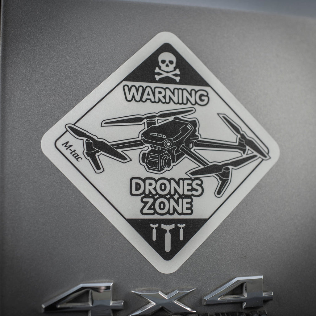 M-Tac Sticker Drones Zone Reflective Large