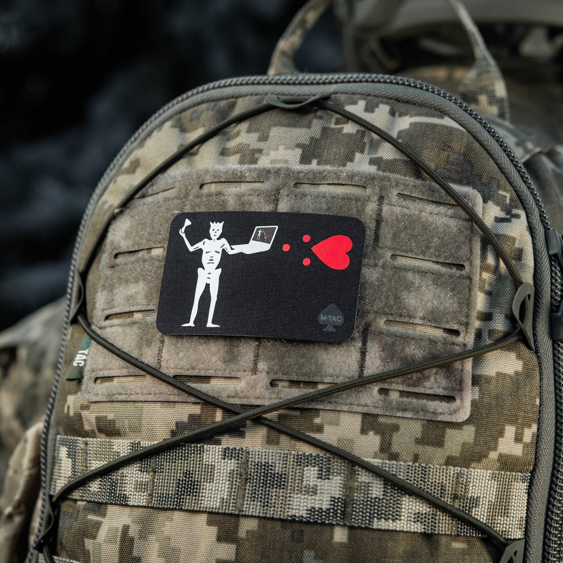 M-Tac Patch Flag Black Beard
