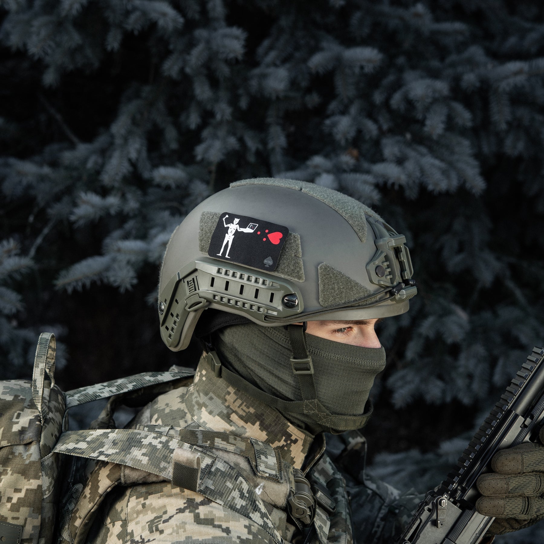 M-Tac Patch Flag Black Beard
