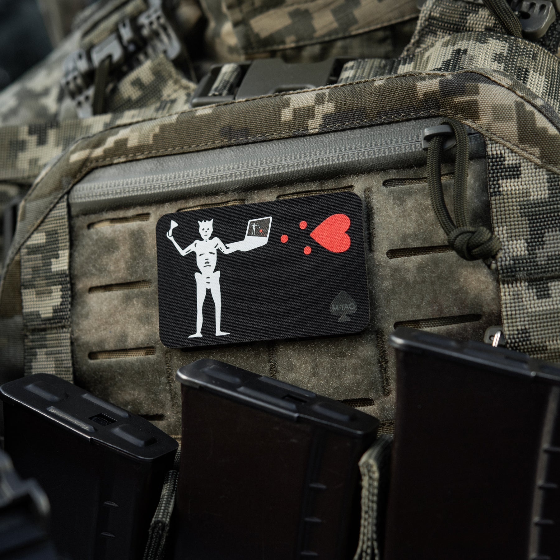 M-Tac Patch Flag Black Beard