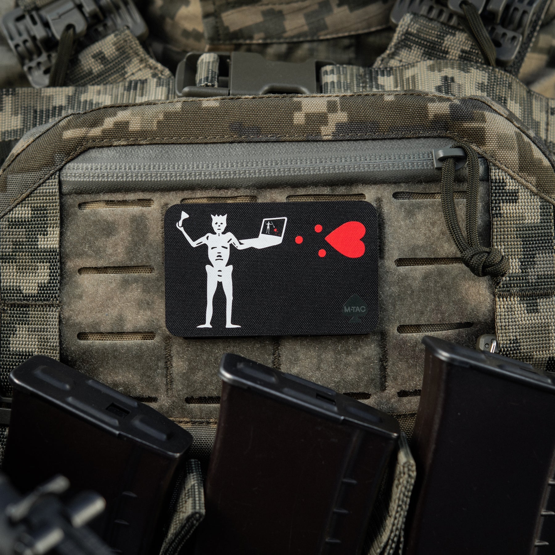 M-Tac Patch Flag Black Beard