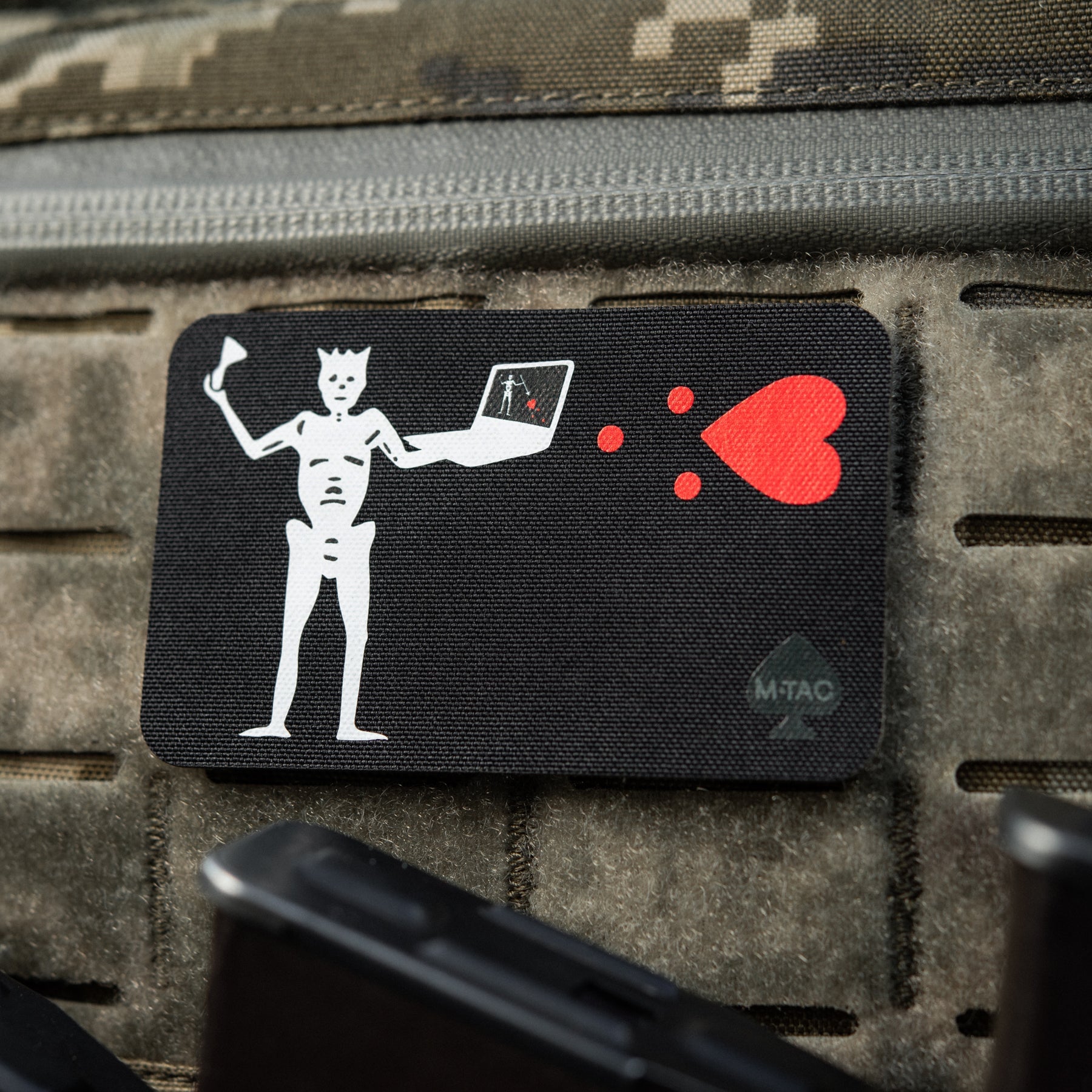 M-Tac Patch Flag Black Beard