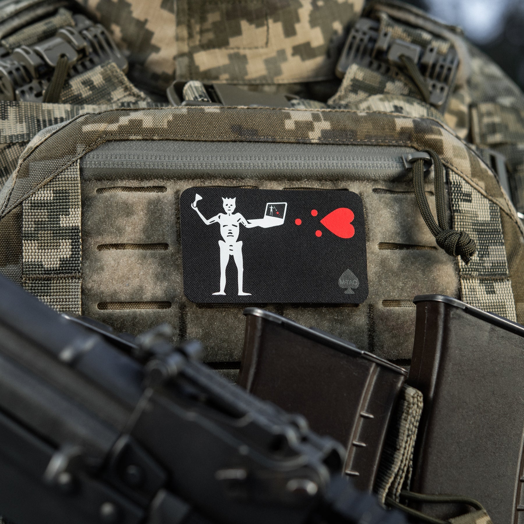 M-Tac Patch Flag Black Beard