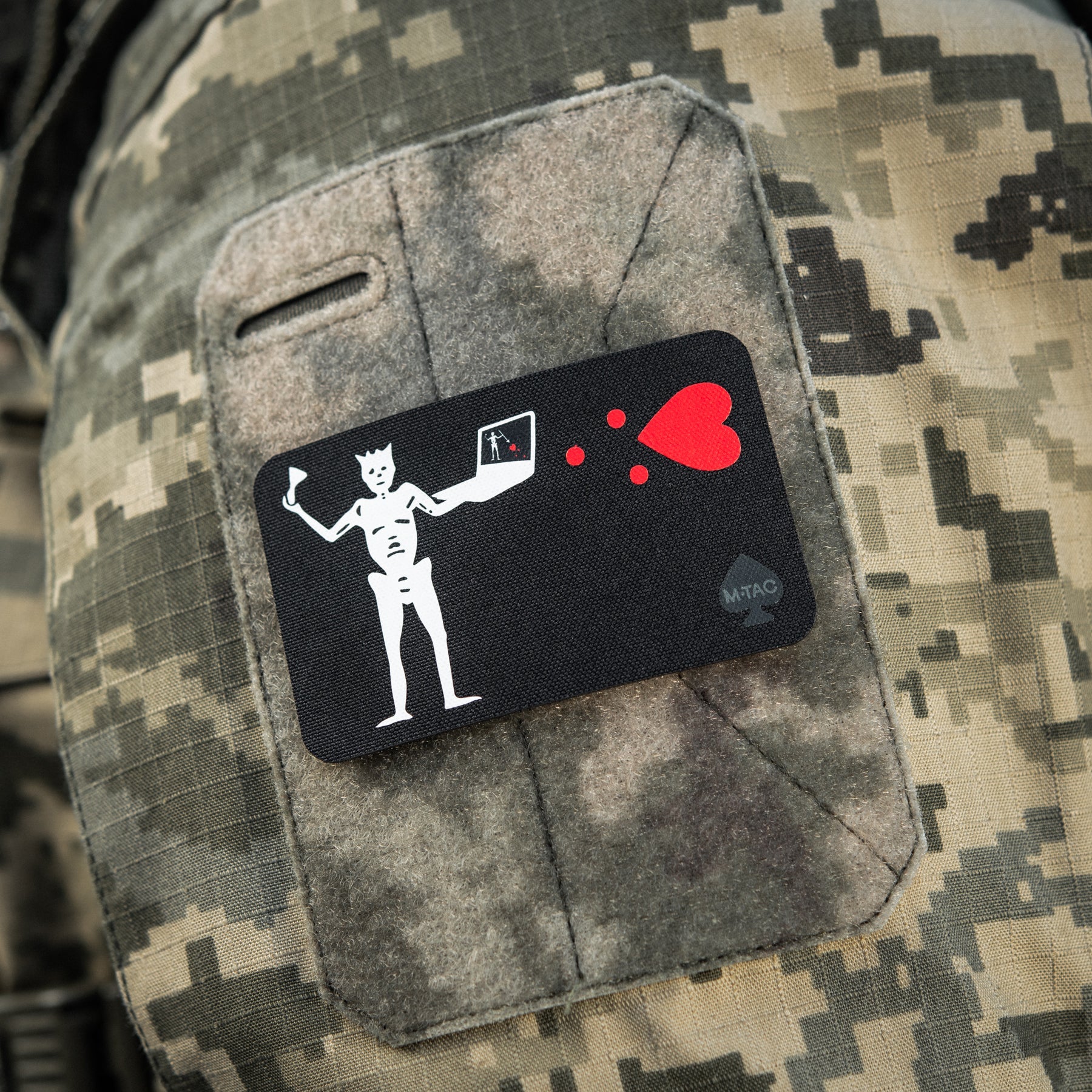 M-Tac Patch Flag Black Beard