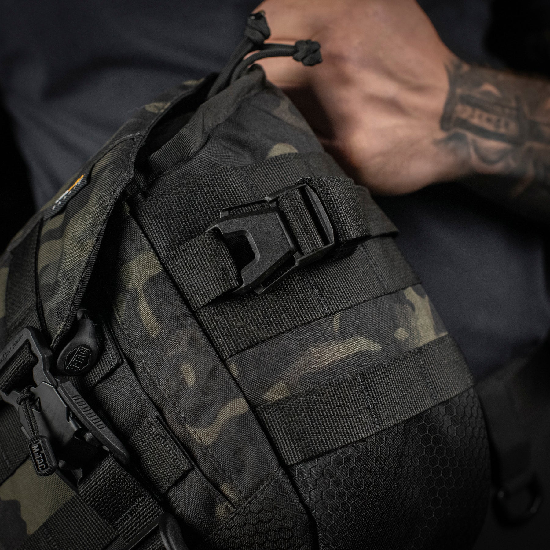 M-Tac Messenger Bag Elite Hex Black