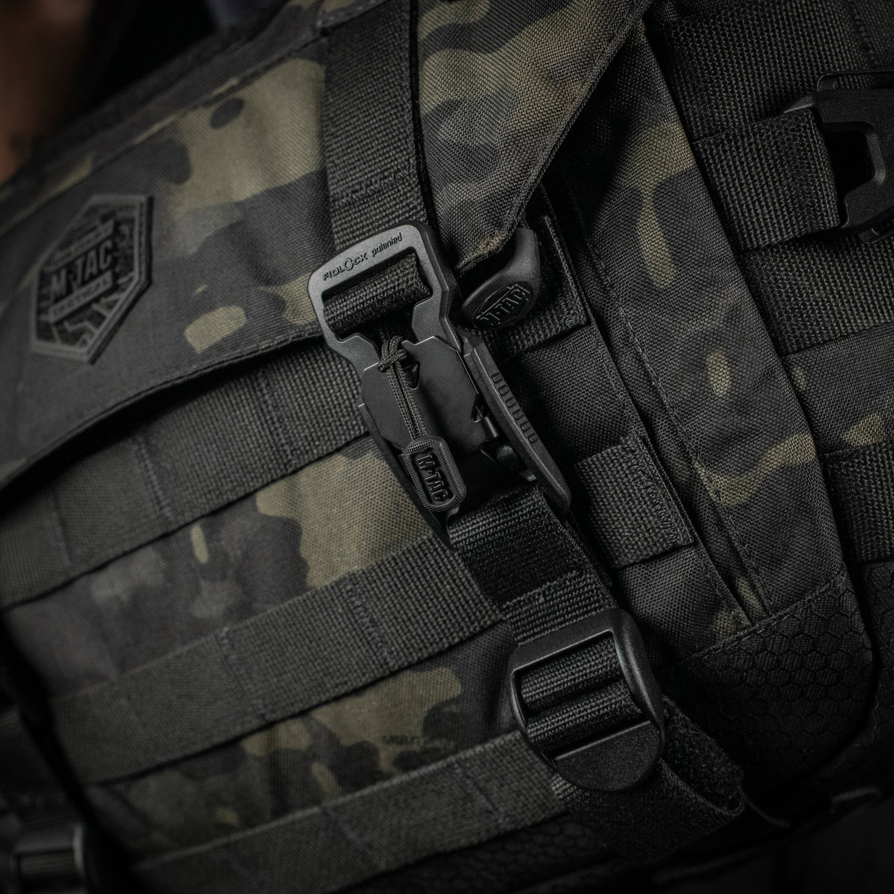 M-Tac Messenger Bag Elite Hex Black