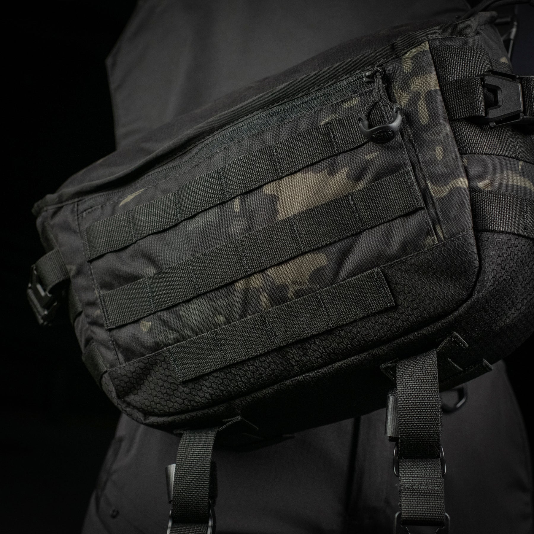 M-Tac Messenger Bag Elite Hex Black