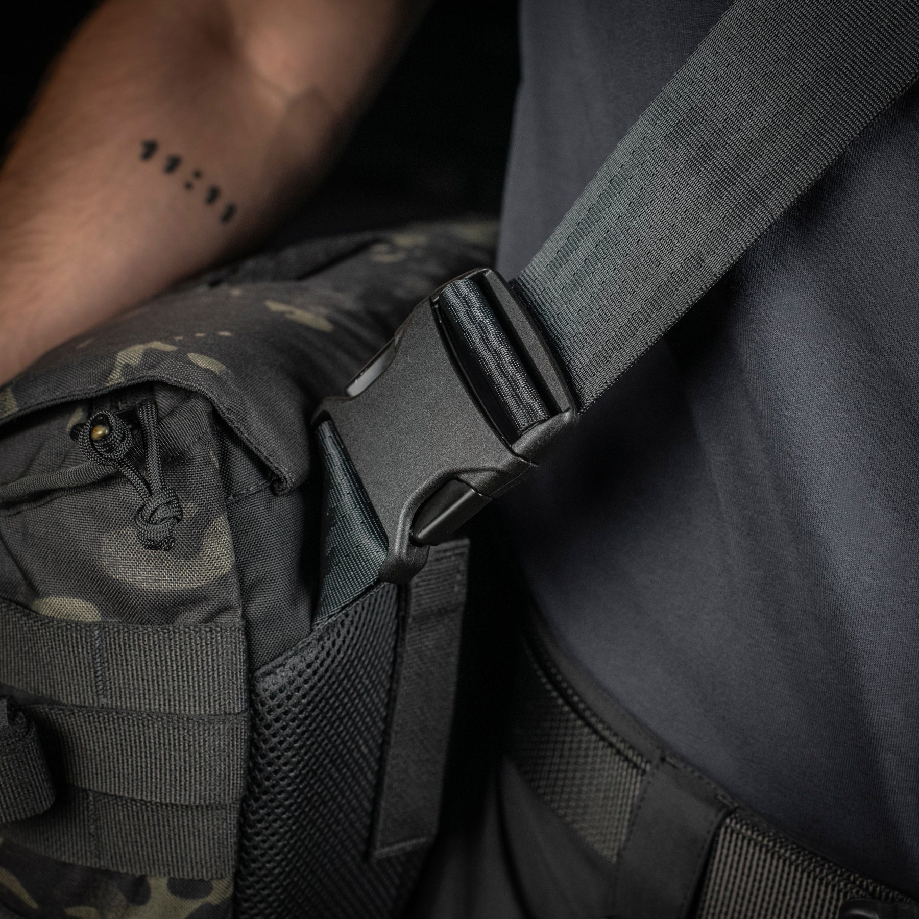 M-Tac Messenger Bag Elite Hex Black