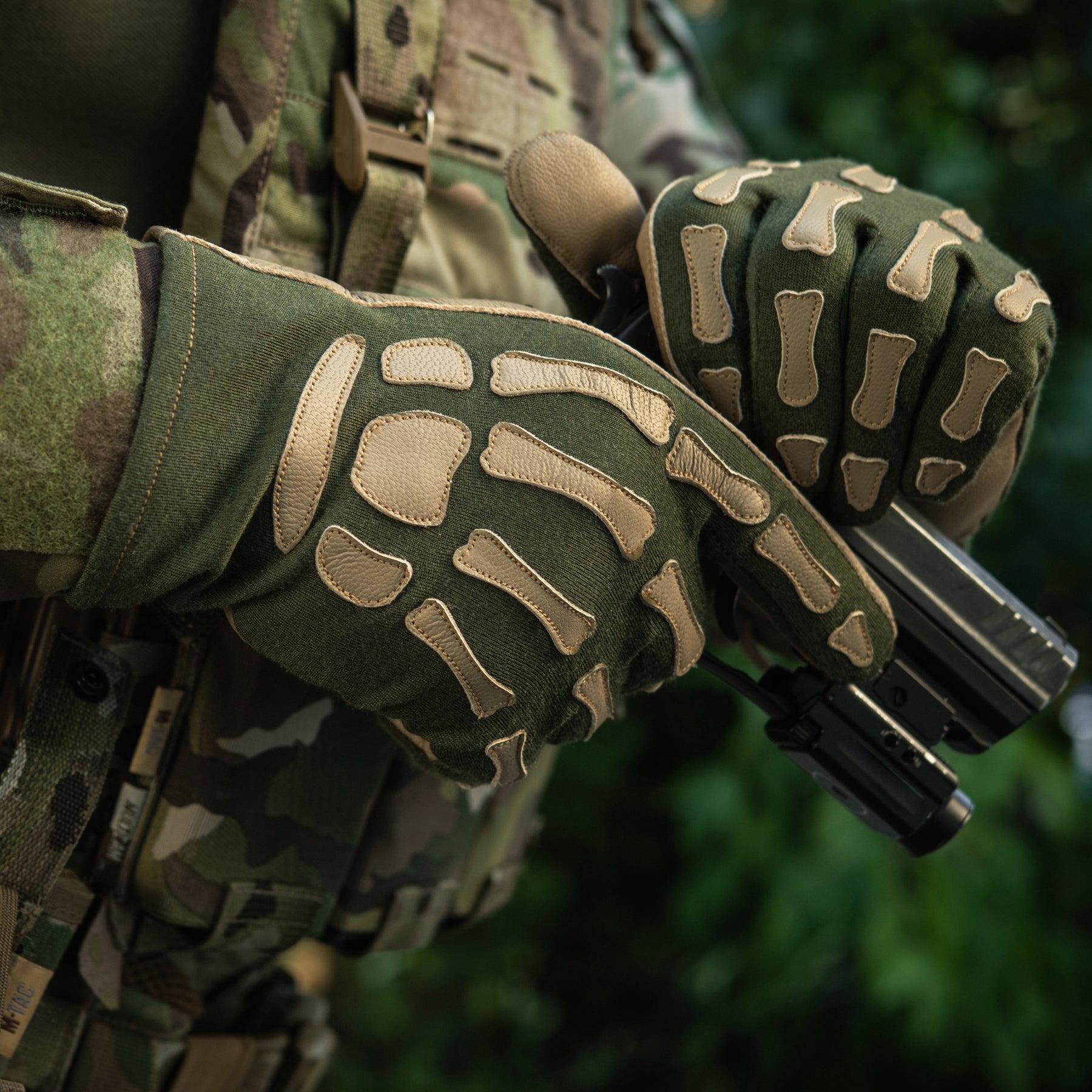M-Tac Gloves Skeleton Nomex