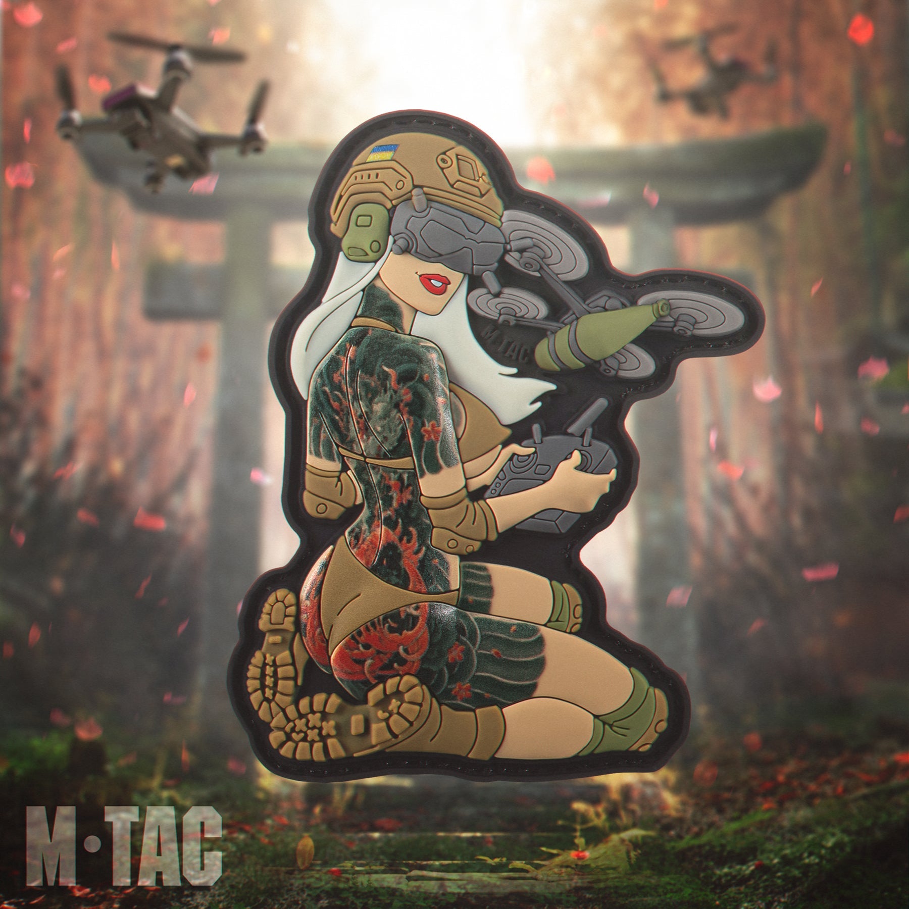 M-Tac Morale Patch Tactical Girl