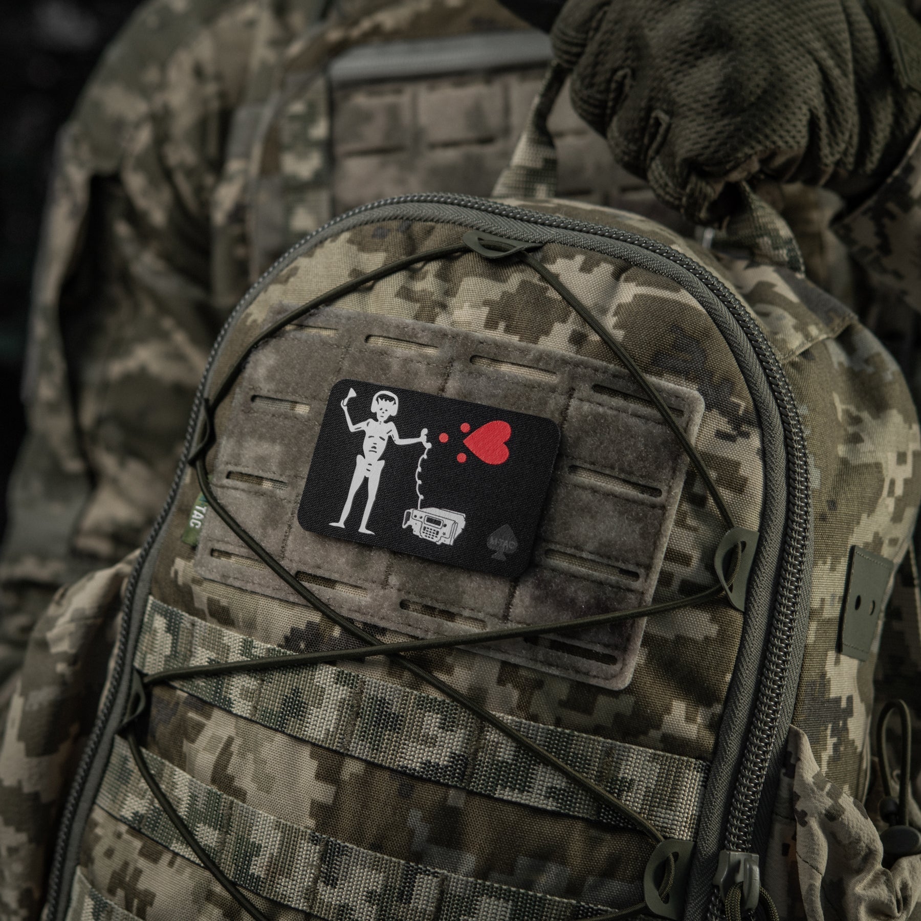 M-Tac Patch Flag Black Beard