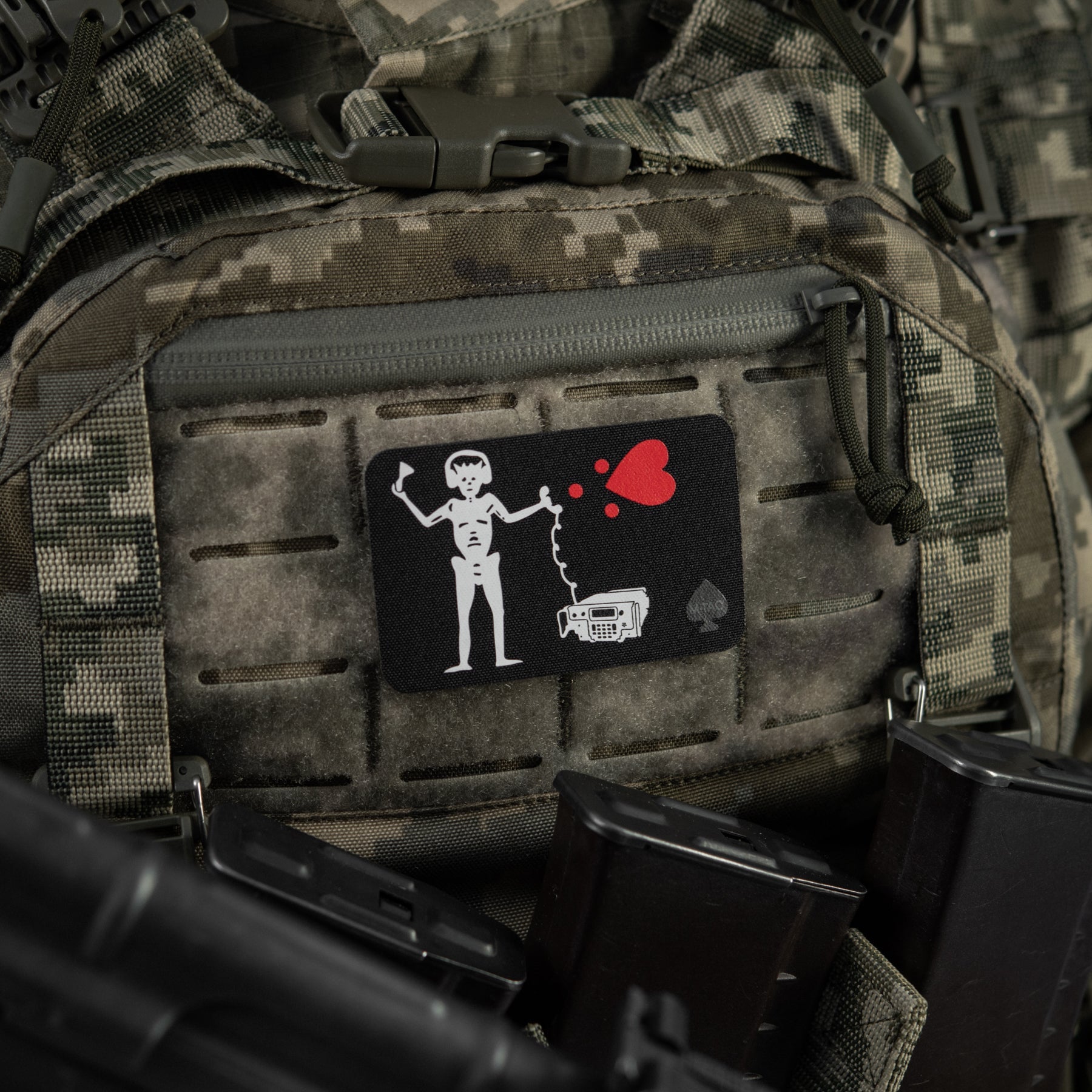 M-Tac Patch Flag Black Beard