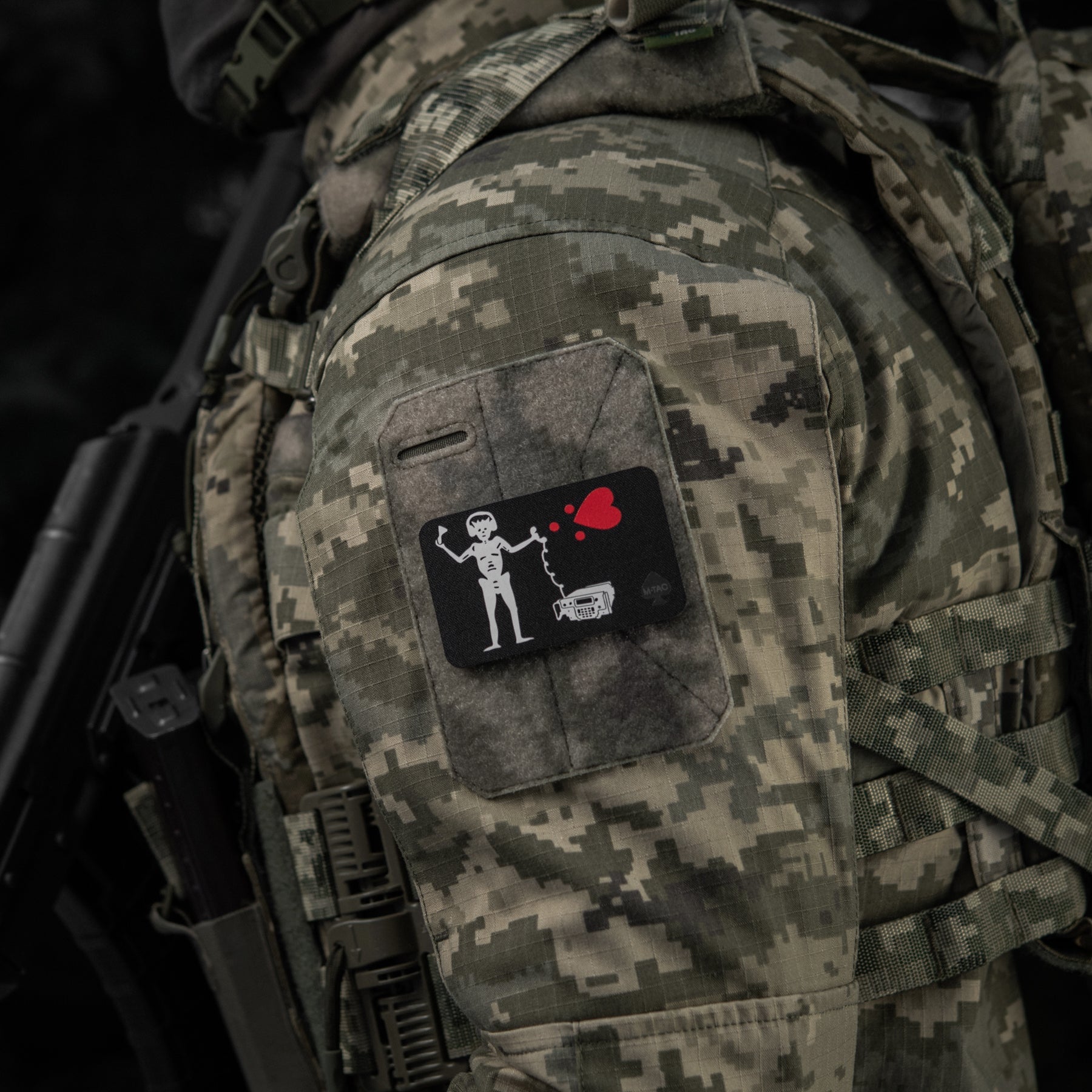M-Tac Patch Flag Black Beard