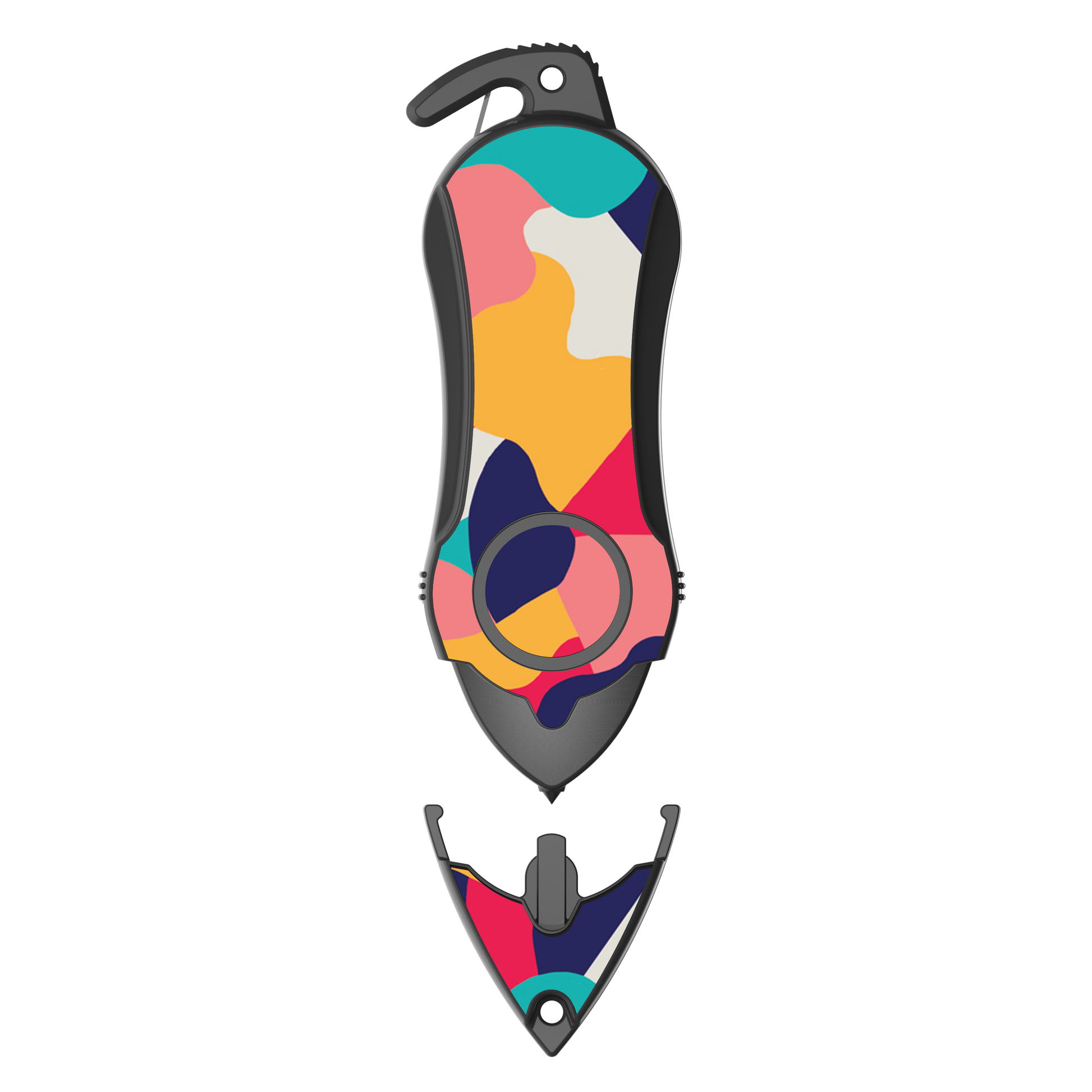 Stinger Personal Safety Alarm Keychain Emergency Tool: Siren Alarm, Seat Belt Cutter, Glass Breaker (Colorful)