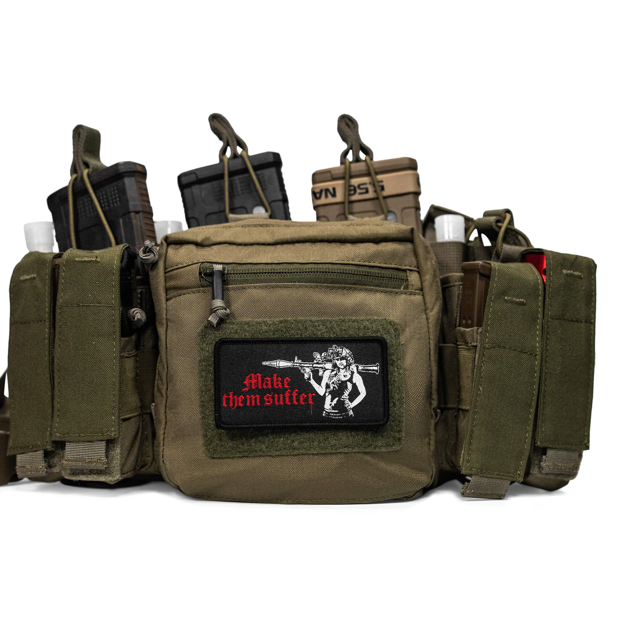 Make Them Suffer Embroidered Velcro Patch