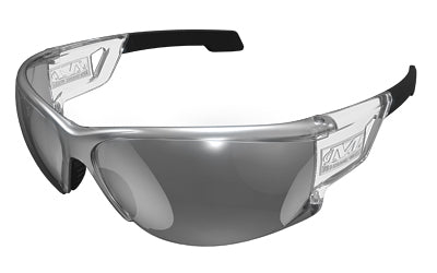 Mechanix Wear Type-N Safety Glasses |  Black Frame with Silver Lens