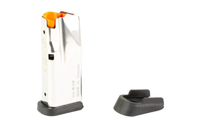 Magpul Industries Magazine |  AMAG 10 SG9 |  9MM |  10 Rounds |  Fits Sig P365 |  Stainless Steel Finish |  Silver