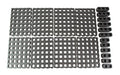 Magpul Industries DAKA |  Grid Case Organizer |  Expanded Polypropylene Foam Construction |  Includes (8)-GRID Panels |  (6)-Triple Blocks |  (6)-Double Blocks |  (4)-DAKA Gear Straps |  and (8)-Adhesive Gap Shims |  Black |  2.5 lbs
