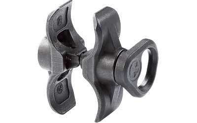 Magpul Industries Forward Sling Mount |  Dedicated Fit For The Remington 870 And Mossberg 500 |  590 |  And Maverick Shotguns With An Extended Mag Tube |  Melonite Treated Steel |  Black