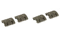 Magpul Industries XTM Enhanced Rail Panel |  Fits Picatinny Rail |  4 Two Piece Panels |  Polymer Construction |  Flat Dark Earth