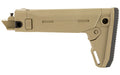Magpul Industries Zhukov-S Stock |  Fits Yugoslavian Pattern AK Rifles |  Folding Stock |  Can be used with Optional Cheek Risers |  Adjustable Fits Length of Pull |  Features an Angled Rubber Butt Pad Fits Ease of Shouldering |  Black