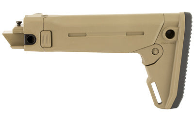Magpul Industries Zhukov-S Stock |  Fits Yugoslavian Pattern AK Rifles |  Folding Stock |  Can be used with Optional Cheek Risers |  Adjustable Fits Length of Pull |  Features an Angled Rubber Butt Pad Fits Ease of Shouldering |  Black
