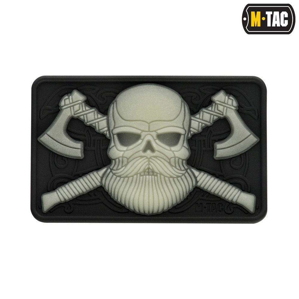 M-Tac Bearded Skull with Axes 3D PVC