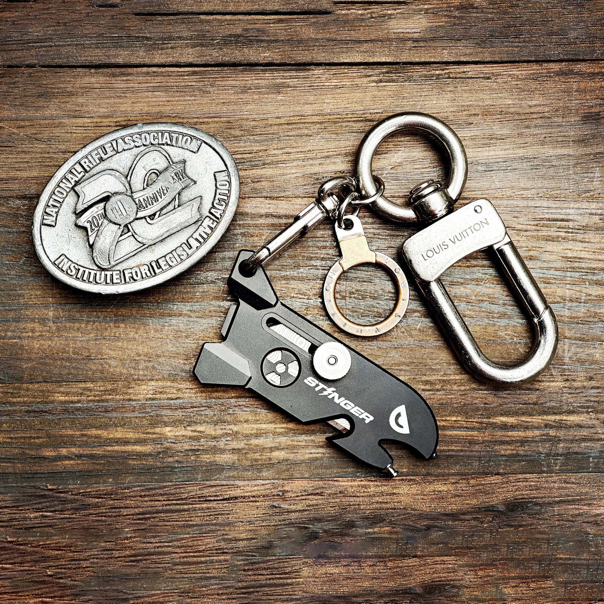 Stinger EDC Blade, Keychain Utility Knife - Matte Black