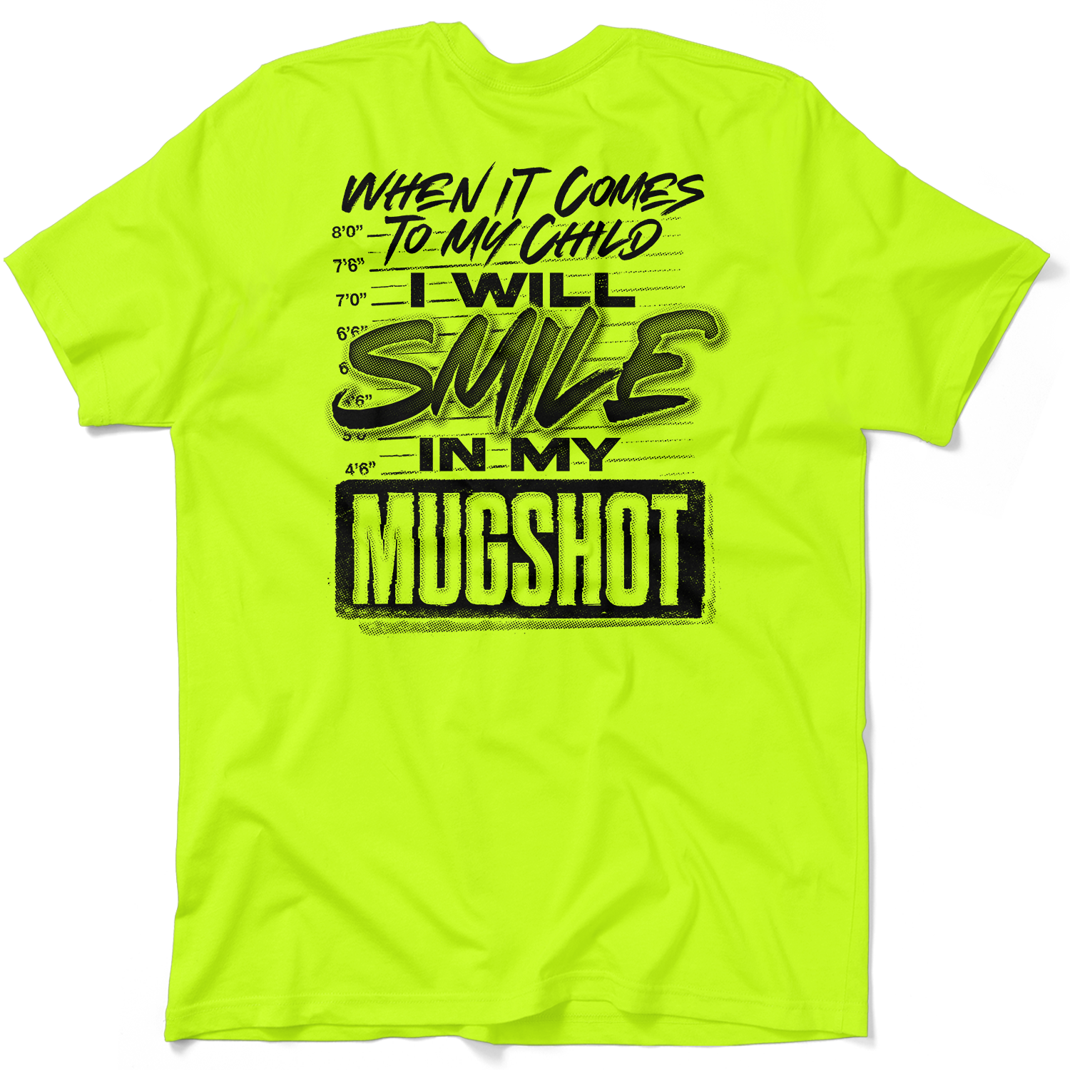 Mugshot - Safety Yellow T-Shirt