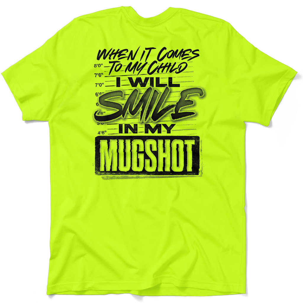 Mugshot - Safety Yellow Pocket T-Shirt