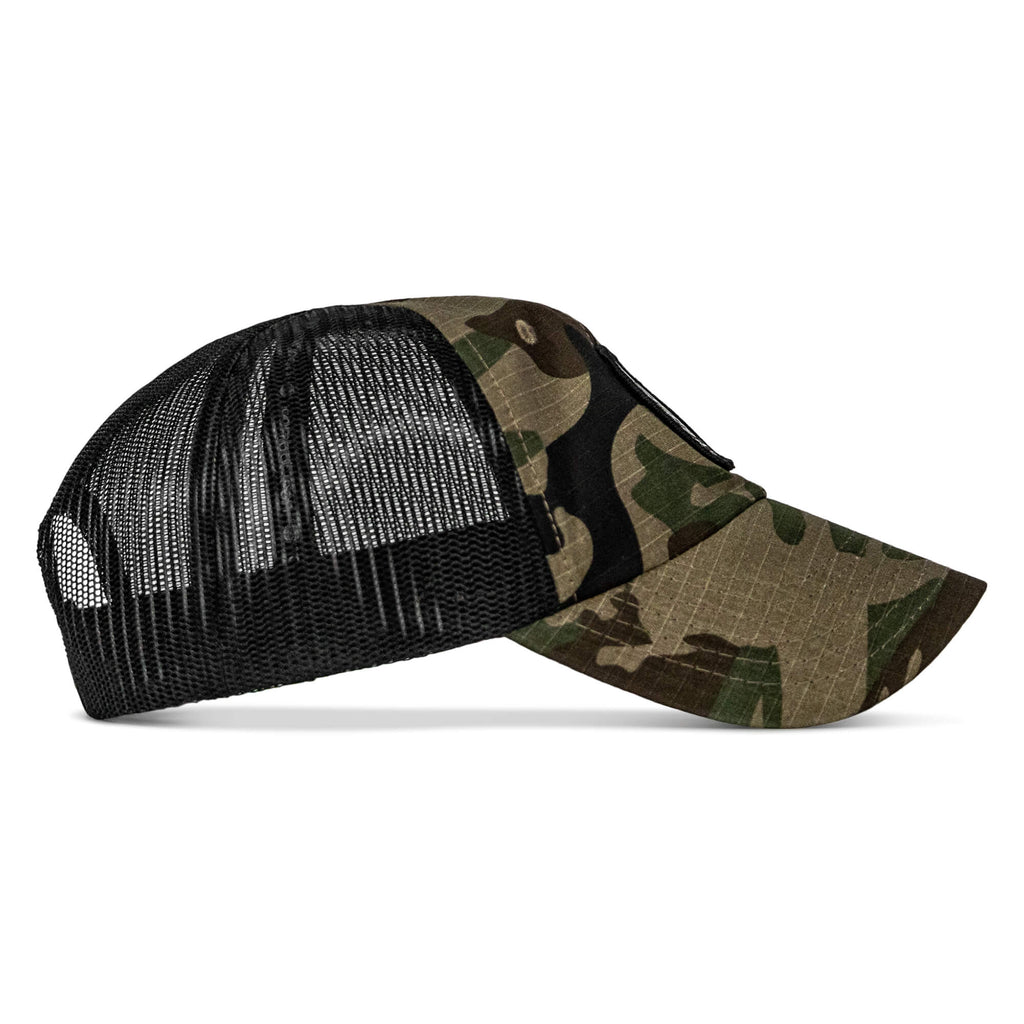 Nobody Is Coming To Save You Skull Patch Ripstop Snapback