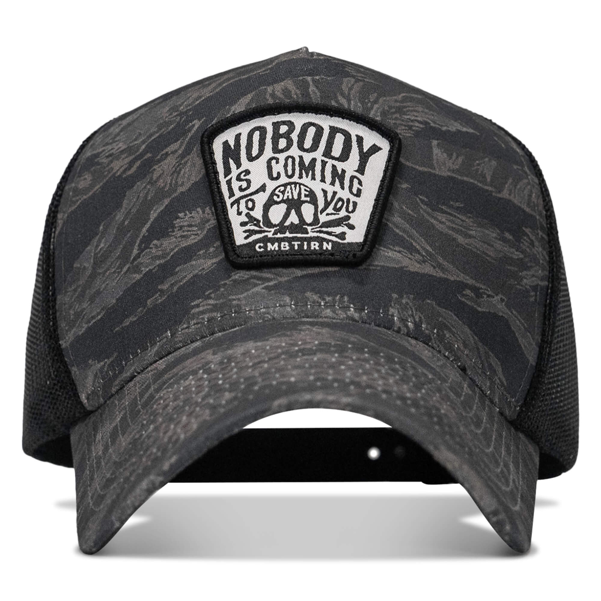 Nobody Is Coming To Save You Skull Patch Five Panel Breacher Snapback Hat