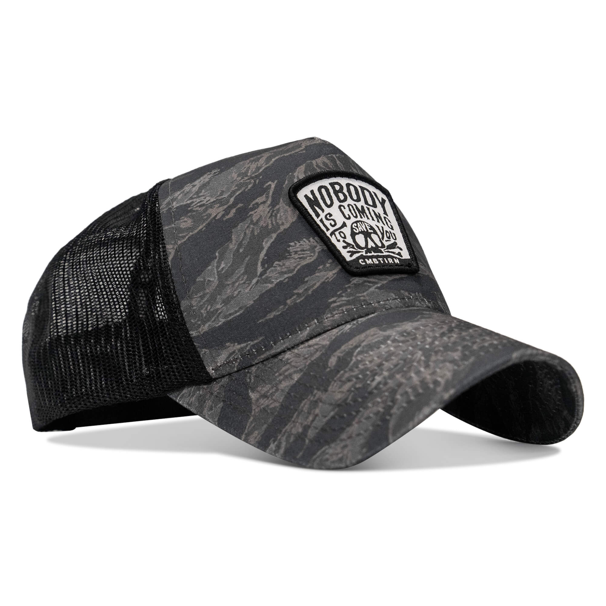 Nobody Is Coming To Save You Skull Patch Five Panel Breacher Snapback Hat