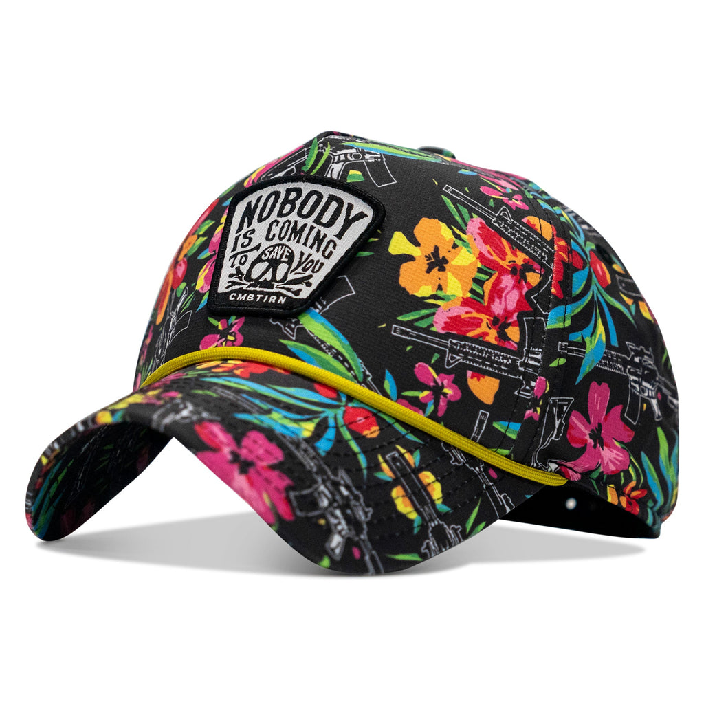 Nobody Is Coming To Save You Skull Patch Waterproof Weekender Snapback