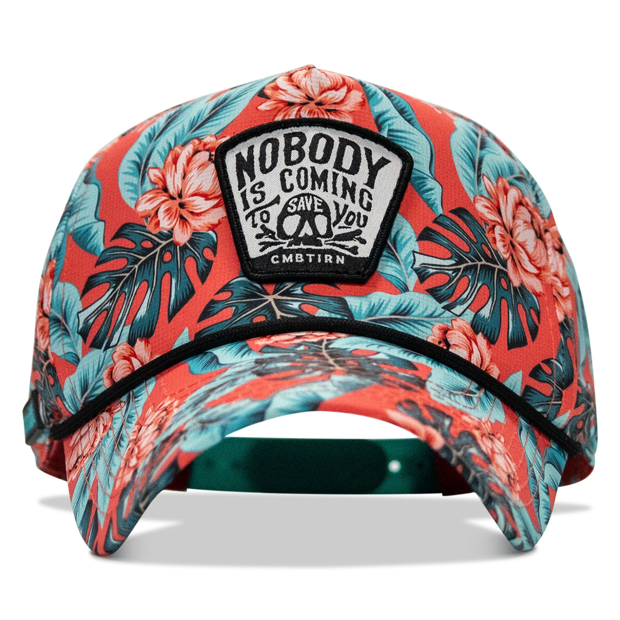 Nobody Is Coming To Save You Skull Patch Waterproof Weekender Snapback