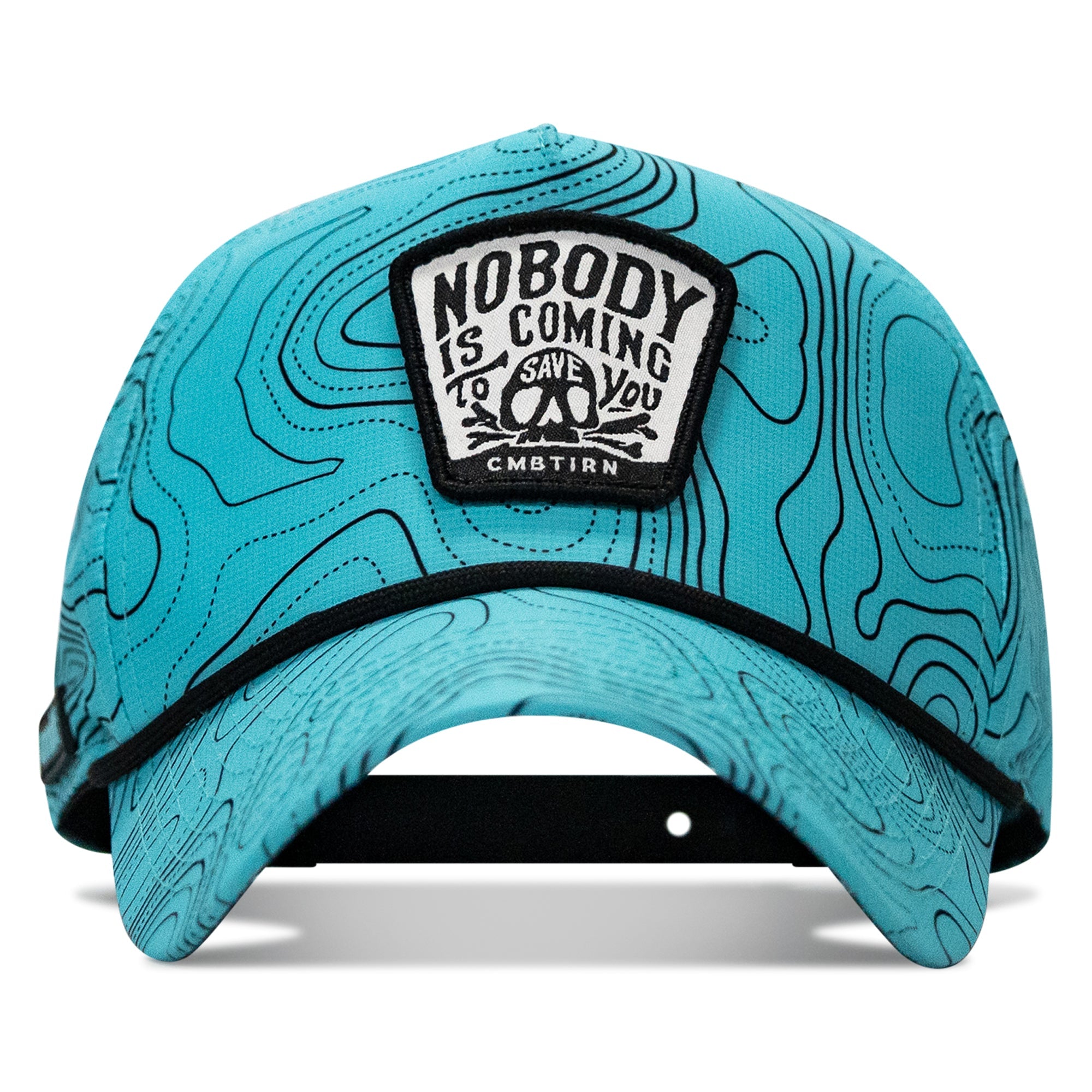Nobody Is Coming To Save You Skull Patch Waterproof Weekender Snapback