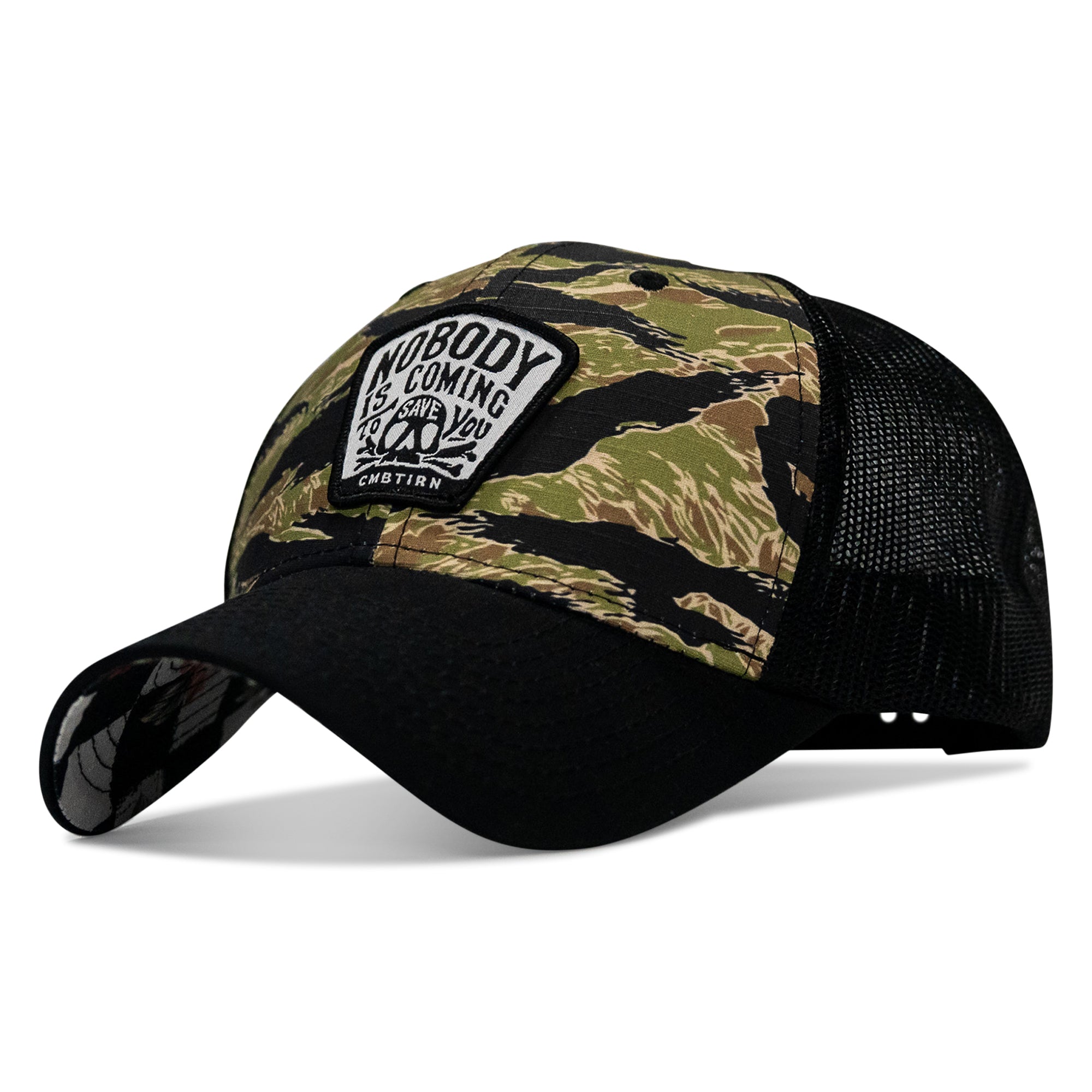 Nobody Is Coming To Save You Skull Patch Original Ripstop Snapback Hat