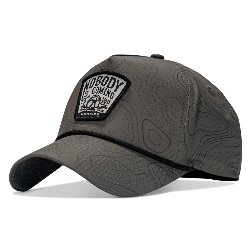 Nobody Is Coming To Save You Skull Patch Waterproof Weekender Snapback