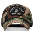 Nobody Owes You Shit Arched Patch Waterproof Weekender Snapback