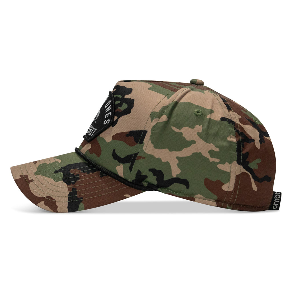 Nobody Owes You Shit Arched Patch Waterproof Weekender Snapback